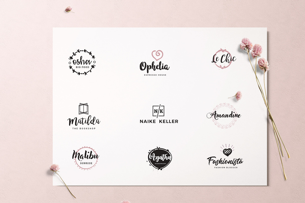 Allure Feminine logo pack, a Branding & Logo Template by Nues Design (Photo 11 of 17)