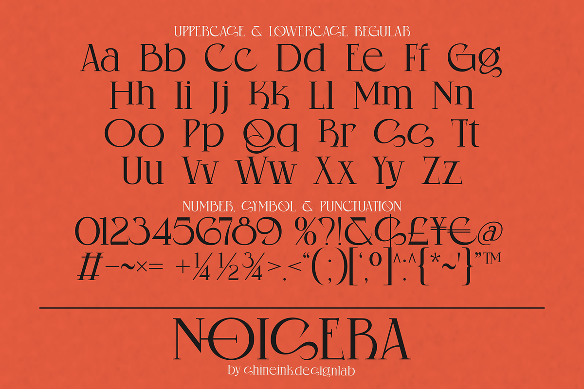 Noisera - Distressed Serif Font, a Serif Font by shineink.designlab (Photo 12 of 15)