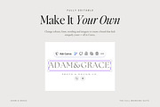 Wedding Photography Branding Kit, a Marketing Template by Adam and Grace (Thumbnail 11 of 16)