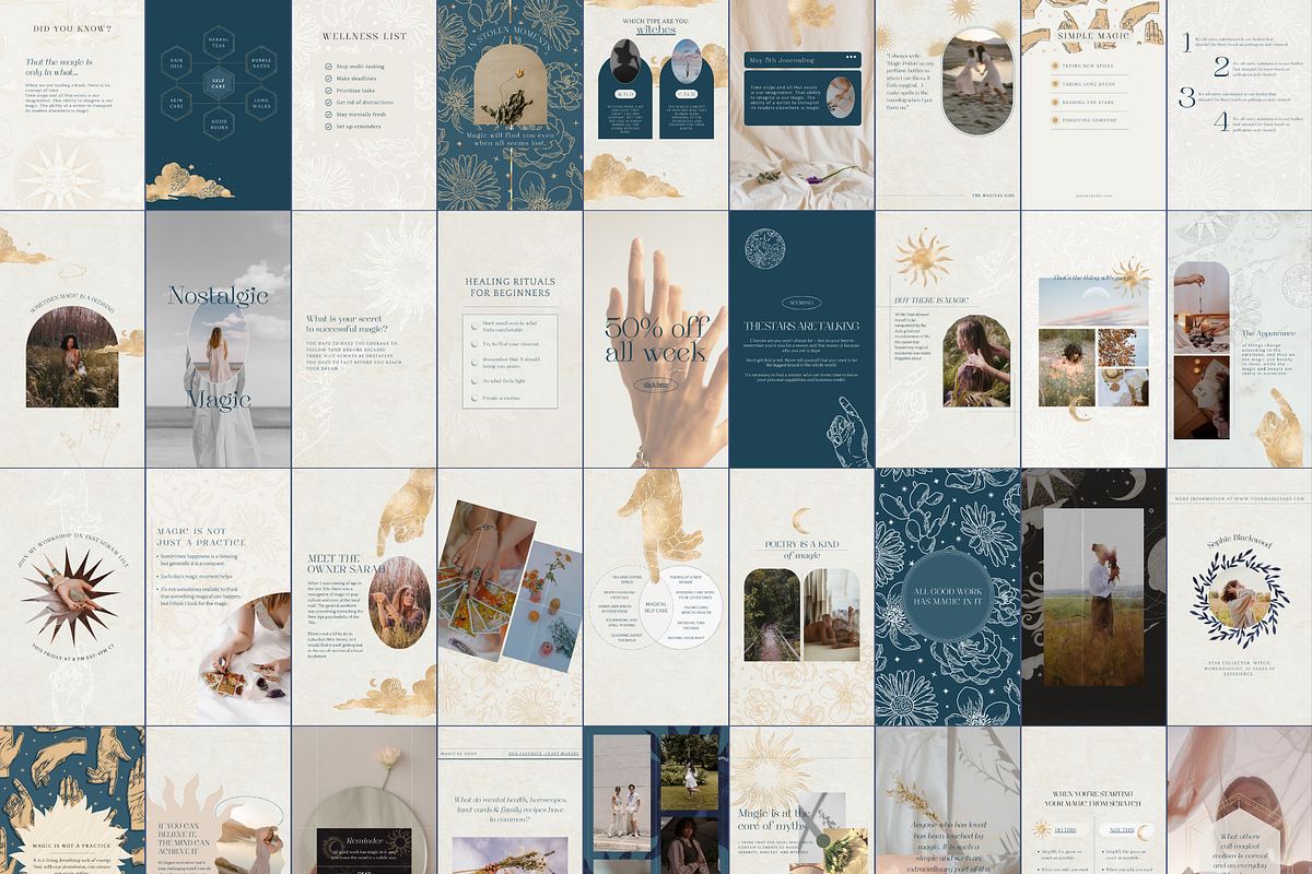 Spiritual Website & Canva Templates, a Squarespace Template by Story Native (Photo 12 of 16)