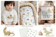 My friend Dinosaur - baby collection, a Decorative Illustration by polikarpovaart (Thumbnail 3 of 18)