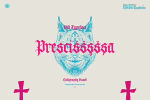 Prescissa Blackletter Typeface