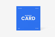 Top View Square Business Card Mockup, an Advertising Mockup by graphypix (Thumbnail 1 of 4)