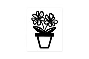 Flower Pot Silhouette Vector Bundle, an Illustration by jahid234 (Thumbnail 40 of 49)