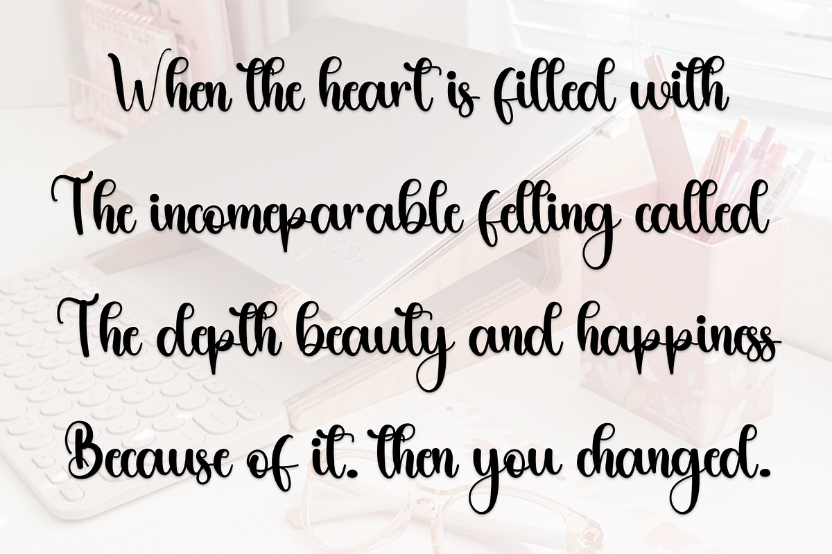 Display, a Handwritten Font by FreshTypeINK (Photo 7 of 8)