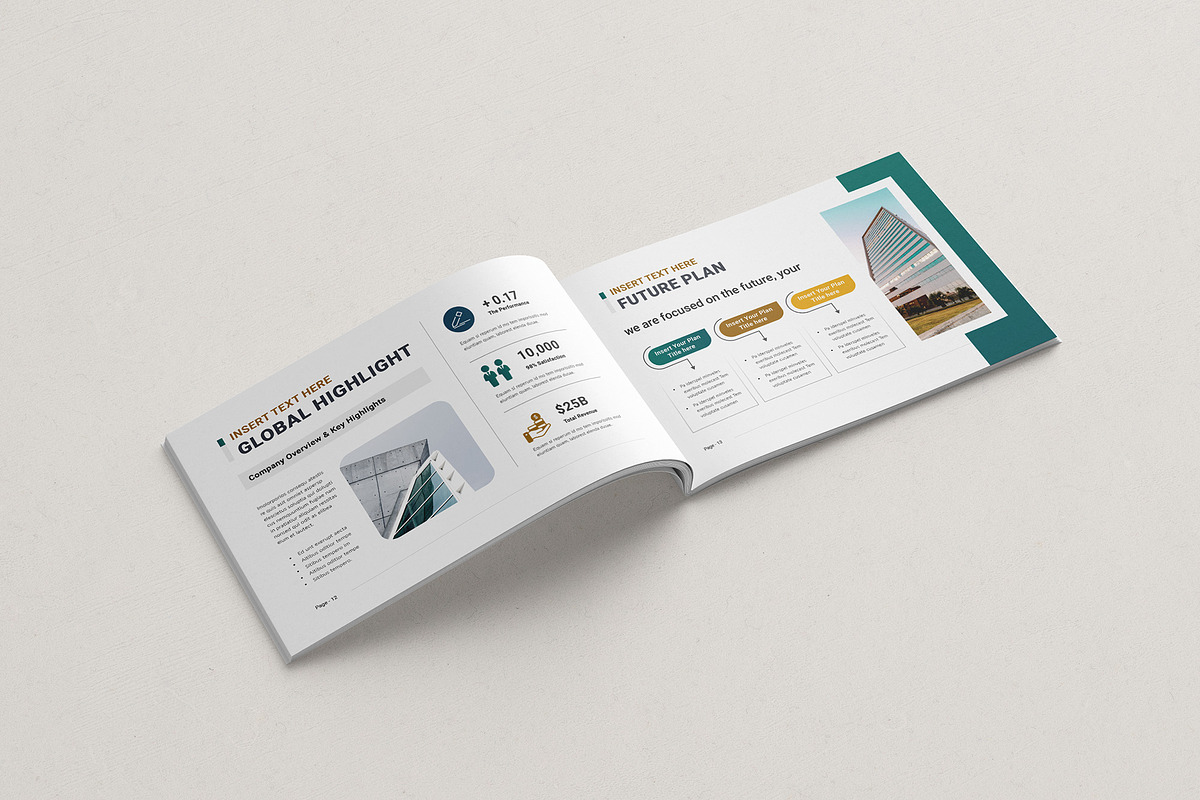 Company Brochure Template, a Brochure Template by Creativity-Design (Photo 5 of 8)