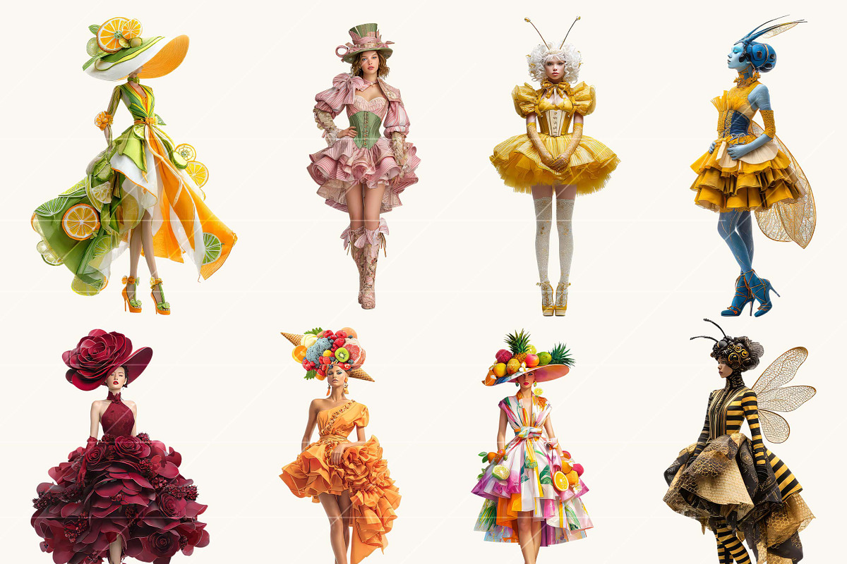 Surreal Art Summer Fashion Woman, a Person Illustration by BusyDaydesign (Photo 3 of 8)