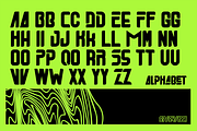 Subotica Futuristic Y2k Display Font, a Sans Serif Font by dansdesign (Thumbnail 2 of 10)