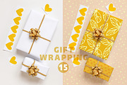 GIFT WRAP MOCKUPS PSD Layered, a Packaging Mockup by bazarova (Thumbnail 1 of 20)