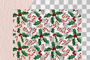 Seamless Christmas Pattern, a Decorative Illustration by Oleksandra Illustrates (Thumbnail 4 of 9)