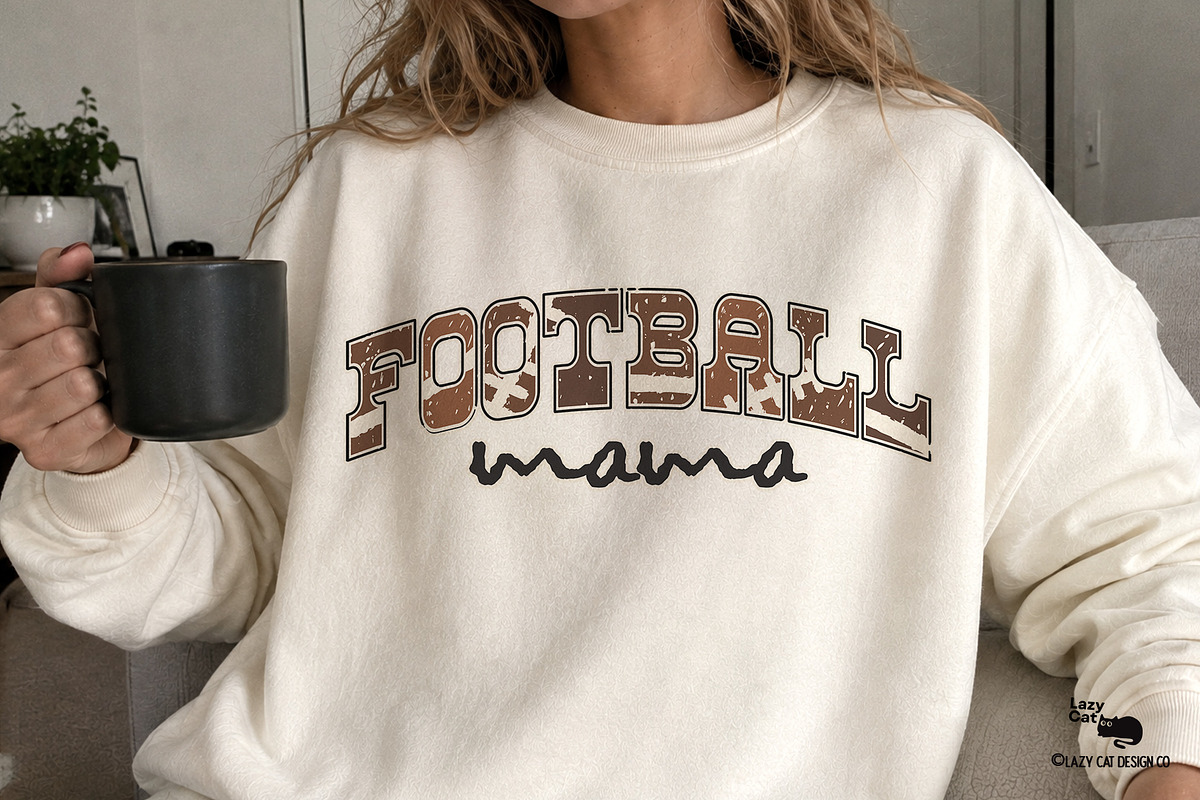 Football Brushstroke Designs, an Object Graphic by Lazy Cat (Photo 6 of 8)