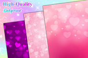 Valentine Bokeh Background, a Decorative Illustration by Digital Studio (Thumbnail 7 of 15)