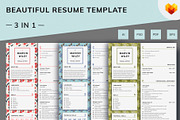 Visual Artist Resume Template, a Resume Template by MotoCMS (Thumbnail 1 of 3)