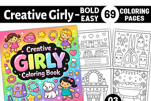Bold Easy Creative Girly, a Decorative Illustration by Design Station