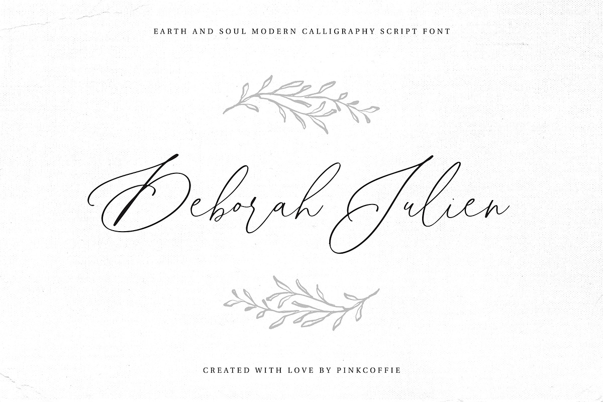 Earth And Soul | Elegant Script Font, a Script Font by Pink Coffie (Photo 10 of 12)
