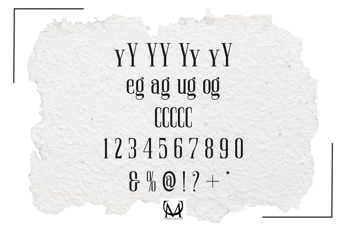 Gojogia Slab serif Font, a Slab Serif Font by Canden Meutuah (Photo 5 of 6)
