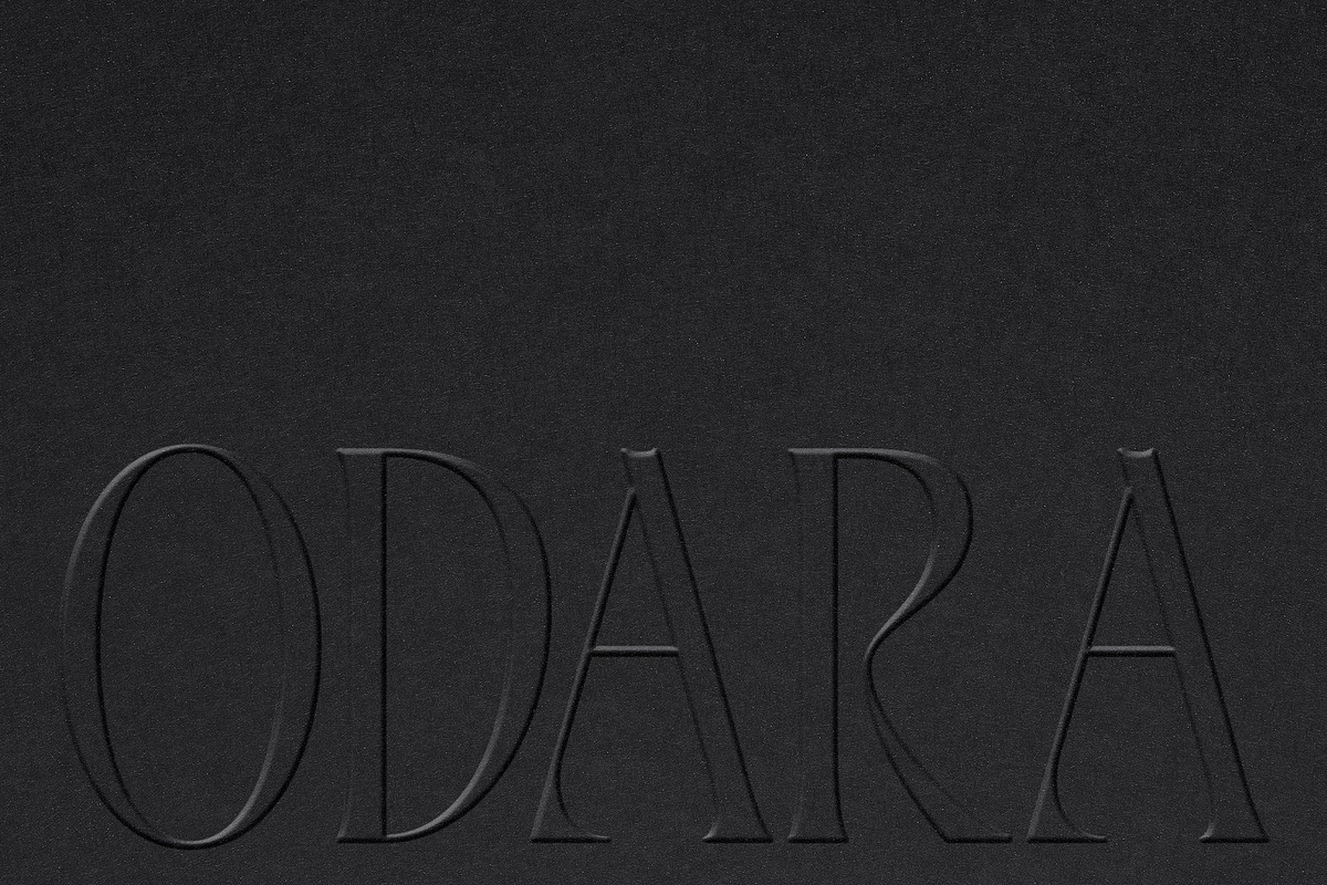ODARA | Embossed Logo & Text Effect, a Texture Graphic by Universo Gaia @doyougaia (Photo 15 of 15)