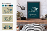 Linear Mystical Steampunk Clipart, an Object Graphic by Tatyana_Zenartist (Thumbnail 6 of 12)