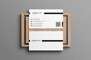 Clean Minimal Business Card, a Business Card Template by Saman Osama (Thumbnail 1 of 3)