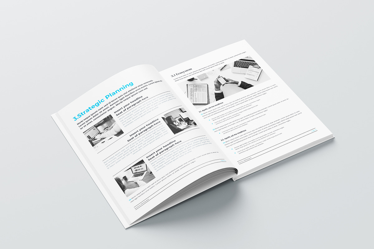 White Paper | Canva, Word, & Indd, a Brochure Template by obayes (Photo 14 of 30)