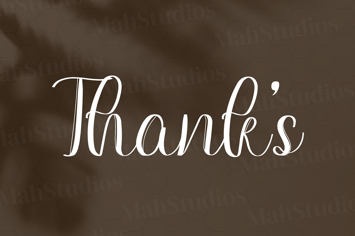 Writta Script Fonts, a Script Font by mahstudios (Photo 15 of 15)
