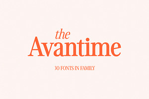 Avantime Vintage Serif 30 Fonts