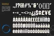 Olegar - Bold Condensed Sans Font, a Sans Serif Font by Font Liner (Thumbnail 10 of 10)