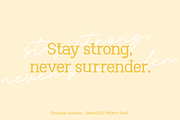 Brandon Graciela, a Serif Font by Creative Keelik (Thumbnail 12 of 17)