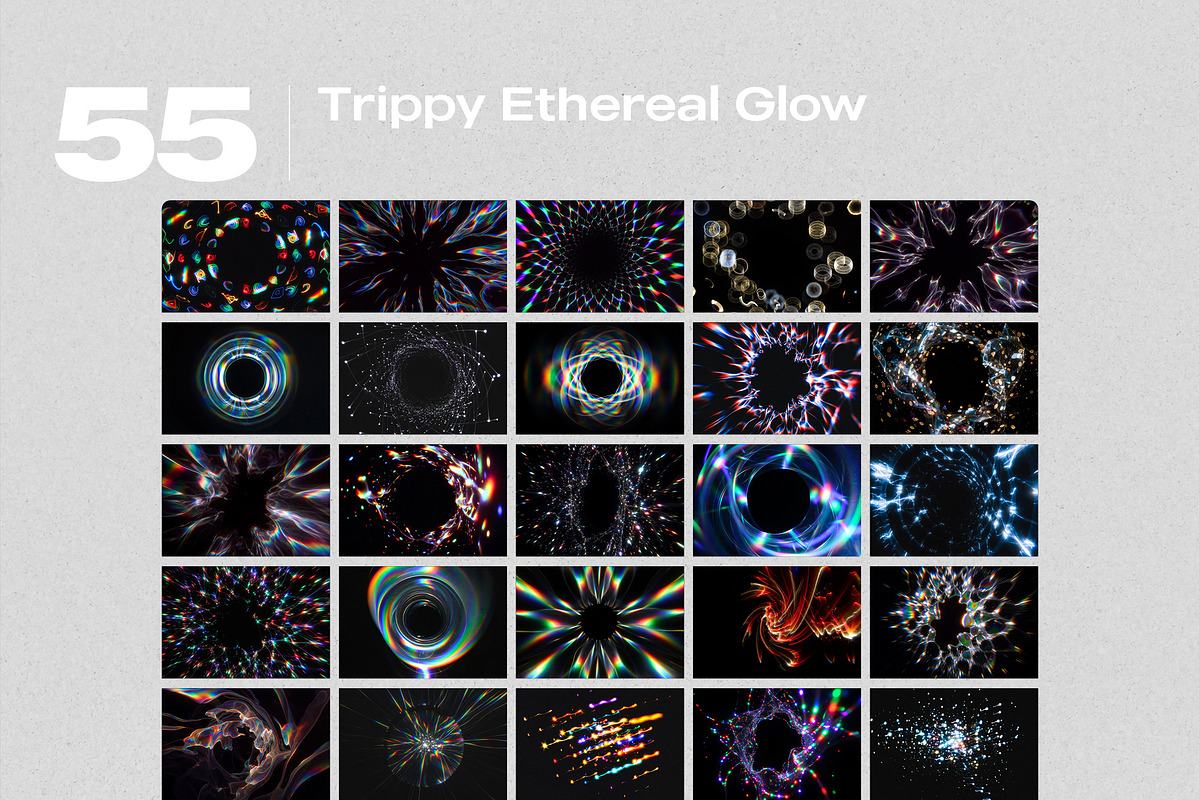 Trippy Ethereal Glow Overlays, a Texture Graphic by PhotoSpirit (Photo 8 of 8)