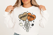 Spooky vibes Skeleton T-shirt Design, an Illustration by Libby Wishes (Thumbnail 2 of 6)
