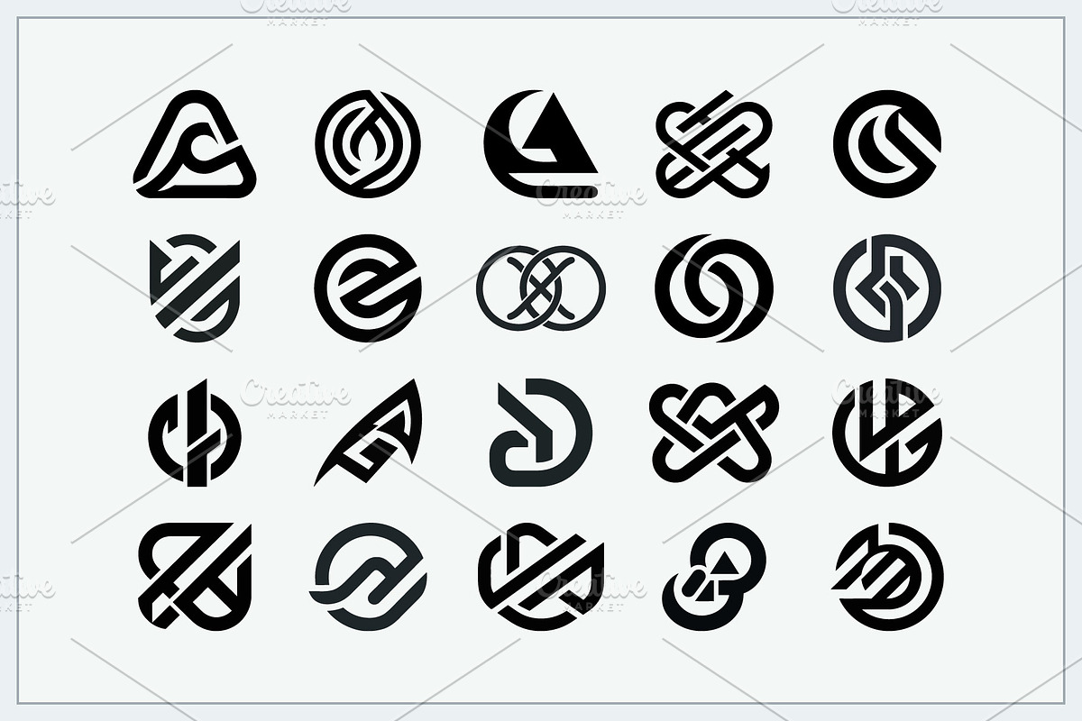 Modern Abstract Logo Bundle 120, a Branding & Logo Template by Vectorium Studio (Photo 4 of 5)
