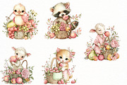 Whimsical Summer Animals with Fruit, an Illustration by Designworld (Thumbnail 5 of 8)