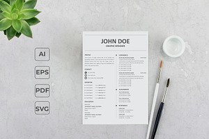 Sleek & Stylish Resume Design