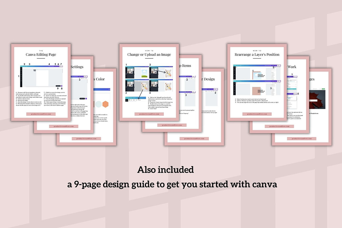 One Page Media Kit in Pink preview 7