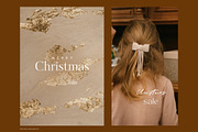 Gold Foil Christmas Backgrounds, a Background Graphic by eclosque (Thumbnail 6 of 25)