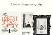 Winter Forest | Poster Builder, an Object Graphic by KetteCreate (Thumbnail 10 of 15)