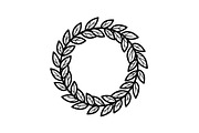 Leaf Laurel Wreath Frame Bundle, an Illustration by Gaye Art (Thumbnail 15 of 51)
