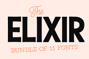 Elixir 11 Fonts Bundle, a Sans Serif Font by Fenotype (Thumbnail 1 of 11)