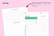 EDITABLE: Brights Planner Pages, a Stationery Template by Bella+Sophia Creative (Thumbnail 3 of 3)