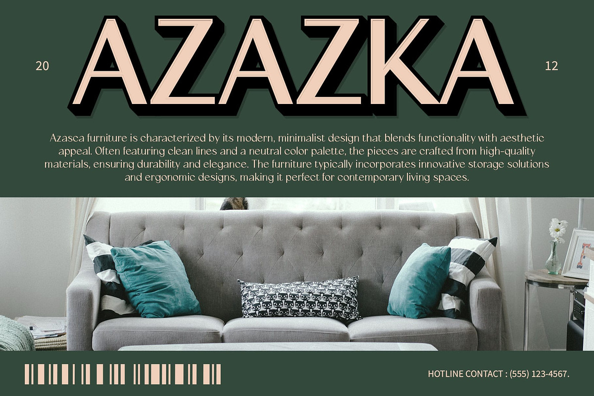 Canpile 3D, a Sans Serif Font by Craft Supply Co. (Photo 6 of 8)