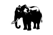 Elephant Vector Elements Bundle, an Animal Illustration by balal (Thumbnail 11 of 17)