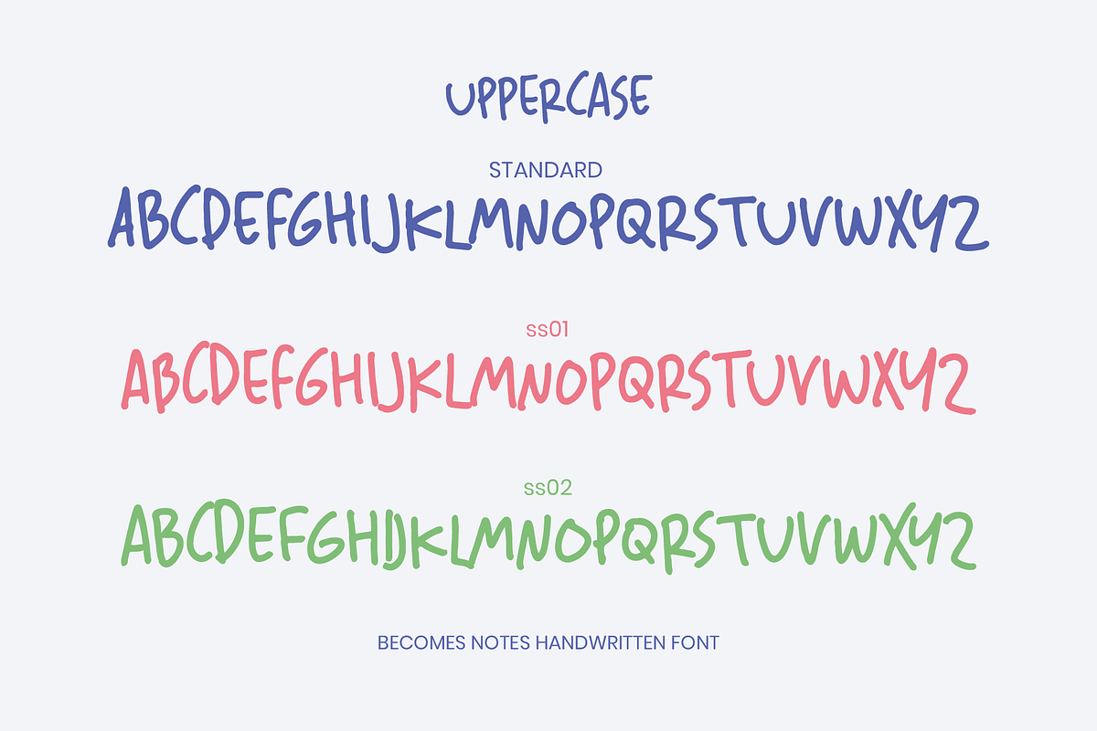 Becomes Notes Handwritten Font, a Handwritten Font by alphArtype (Photo 3 of 11)
