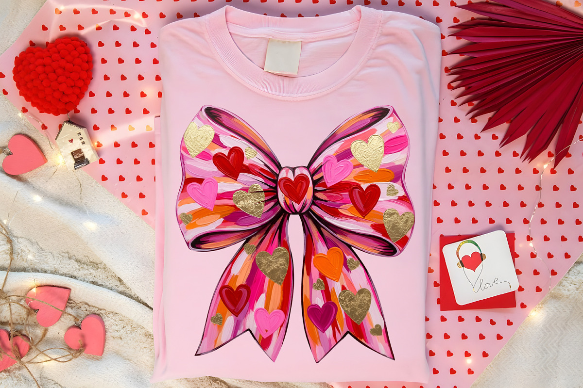 Valentines Day Coquette Bow PNG, an Illustration by Canvas Craft (Photo 5 of 6)