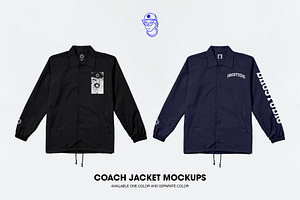 Coach Jacket Mockup, a Shirt Mockup by made_by_nope