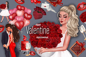 Valentines Day Clipart, Love Clipart