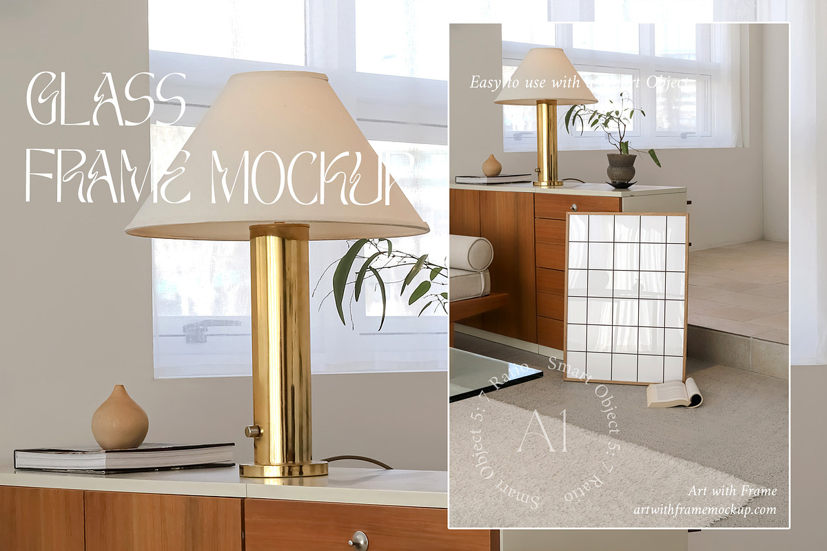 51 Frame Mockups - Vintage Furniture, a Product Mockup by ArtwithFrame (Photo 2 of 50)
