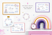 Unicorn Watercolor illustrations, an Illustration by Fedulova Art (Thumbnail 9 of 12)