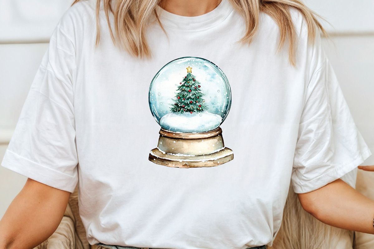Christmas Doodle Sublimation Clipart, an Illustration by CraftArtStudio (Photo 4 of 6)
