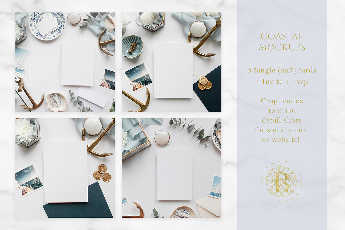 Coastal Stationery Set, a Photo by BlueHarborPaperie (Photo 2 of 6)