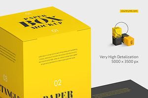 Long Rectangle Box Packaging Mockup